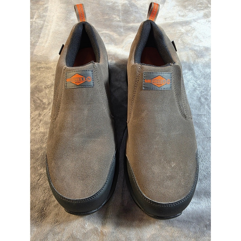 Merrell Jungle Moc Work Mens 10W Steel Toe Slip On Safety Shoes J17829W NWOB